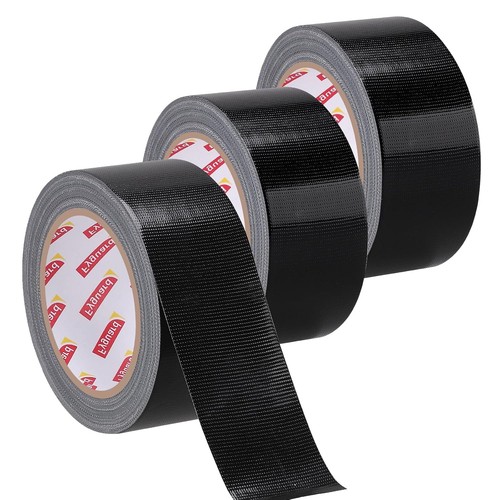 Rollen panzertape schwarz - 3,